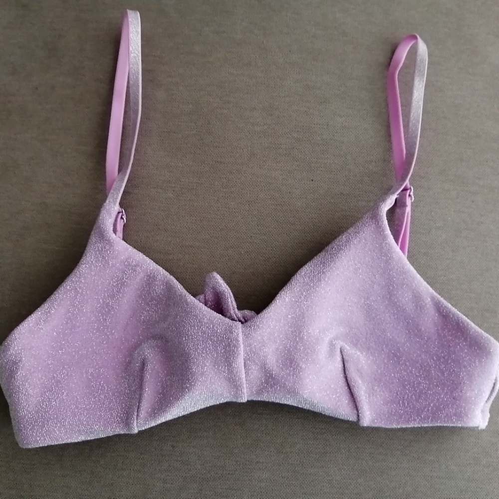 H&M Small Sparkly Bikini Top